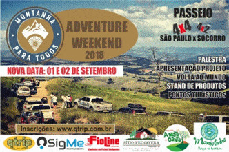 ADVENTURE WEEKEND – MONTANHA PARA TODOS - SOMENTE EXPEDIÇÃO